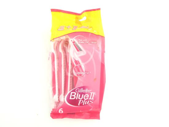 Gillette Venus Maquinillas Desechables Blue II Plus 6 unidades