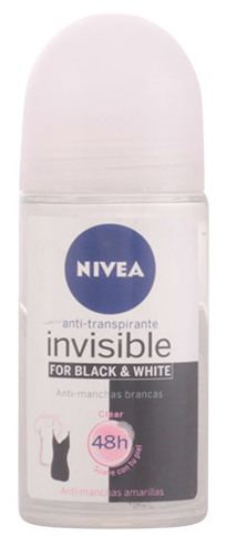 Nivea Black & White Invisible Desodorante Roll-On 50 Ml