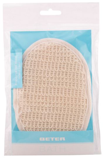 Beter Esponja de ba&ntilde;o con brida sisal y algod&oacute;n