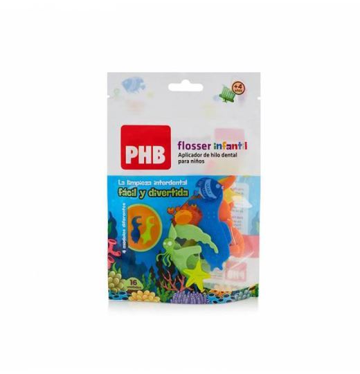 PHB Flosser Dental Thread Applicator Kids 16 uds