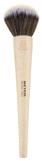 Beter Fiber beige Brocha Maquillaje para Polvo