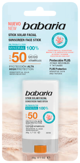 Babaria Sunscreen Stick Solar facial Spf50