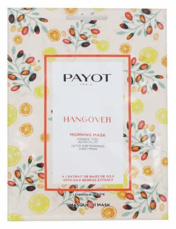 Payot Mascarilla de Tejido Detoxificante Iluminadora Hangover