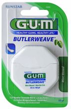Gum Butlerweave seda Dental con Cera y Mentol Gum Butlerweave seda Dental con Cera y Mentol