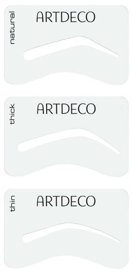 Plantillas de Cejas en 3 formas diferentes