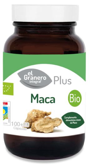 El Granero Integral Maca bio 100+20 c&aacute;psulas