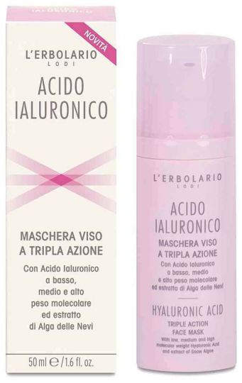 L'Erbolario M&aacute;scarilla Facial Acido Hialur&oacute;nico Triple Acci&oacute;n 50 ml