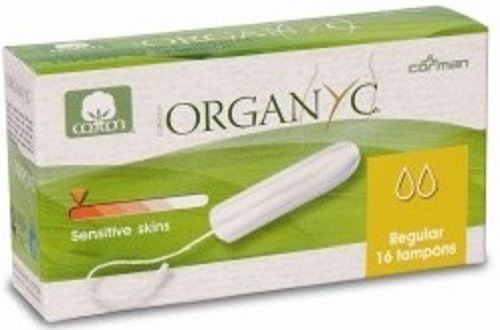 Tampón sin aplicador regular, 100% algodón orgánico, 16ud Tampón sin aplicador regular, 100% algodón orgánico, 16ud