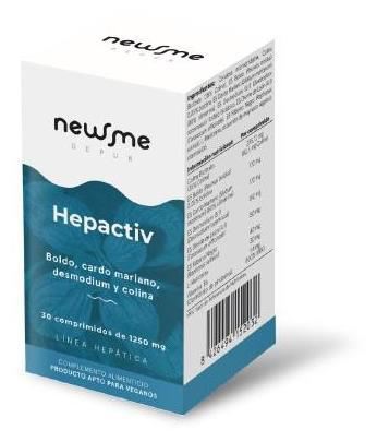 Herbora Hepactiv 1250 mg 30 Comprimidos
