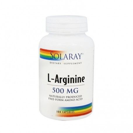 Solaray L- Arginine 500 Mg 100 C&aacute;psulas