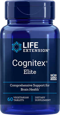 Life Extension Cognitex Elite 60 tabletas vegetarianas