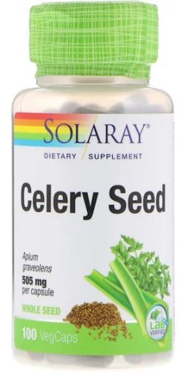 Celery Seed 505 mg 100 C&aacute;psulas