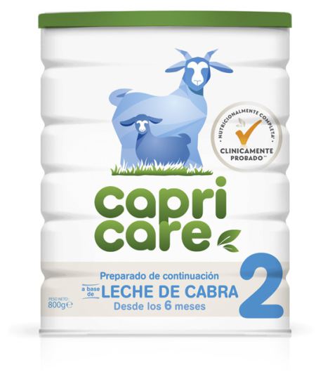 Capricare Leche de Continuación 2 a base de Leche de Cabra 800 gr Capricare Leche de Continuación 2 a base de Leche de Cabra 800 gr
