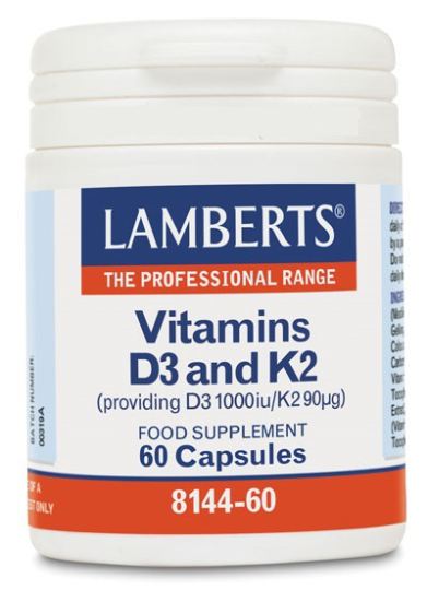 Vitamina D3 1000 UI y K2 90 60 cápsulas Vitamina D3 1000 UI y K2 90 60 cápsulas