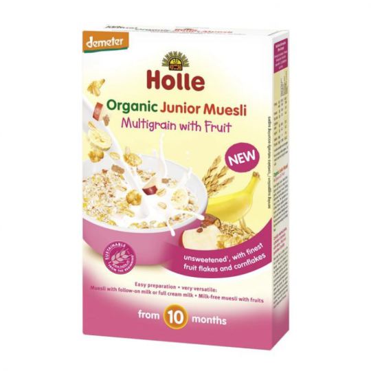Holle Muesli Multicereales con Fruta +10 Meses