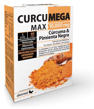 Curcumega Max 60 C&aacute;psulas