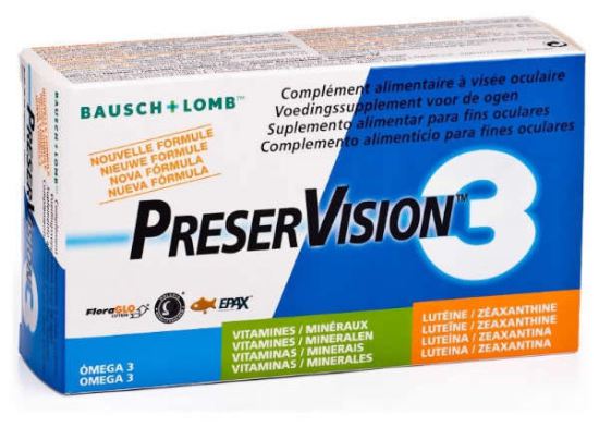 Bausch Lomb PreserVision 3 60 C&aacute;psulas