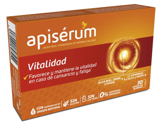 Apis&eacute;rum Apiserum Vitalidad 30 C&aacute;psulas