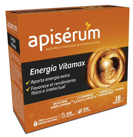 Apis&eacute;rum Apiserum Energia VitaMax 18 Viales
