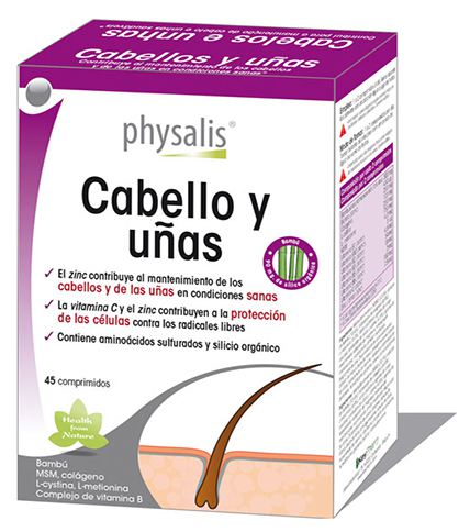 Physalis Cabello U&ntilde;as 45 Comprimidos