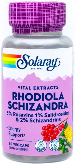 Schizandra & Rodhiola 500 mg 60 C&aacute;spulas Vegetales