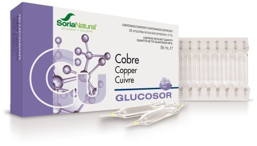 Soria Natural Glucosor Cobre Cu 28 Viales