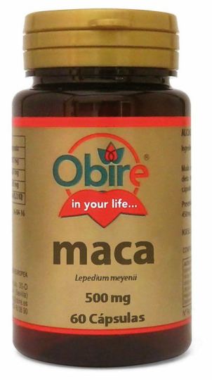 Maca 500 mg 60 Cápsulas Maca 500 mg 60 Cápsulas