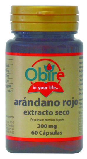 Arándano Rojo 200 mg Extracto Seco 60 Cápsulas Arándano Rojo 200 mg Extracto Seco 60 Cápsulas