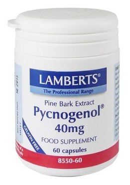 Pycnogenol 40 mg extracto de corteza de pino marítimo 60 cápsulas Pycnogenol 40 mg extracto de corteza de pino marítimo 60 cápsulas