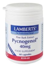 Pycnogenol 40 mg extracto de corteza de pino marítimo 60 cápsulas Pycnogenol 40 mg extracto de corteza de pino marítimo 60 cápsulas