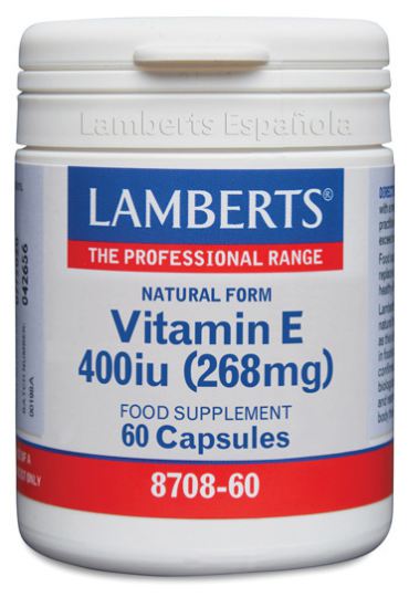 Vitamina E 400Ui Natural como D-alfa Tocoferol 60 Cápsulas Vitamina E 400Ui Natural como D-alfa Tocoferol 60 Cápsulas