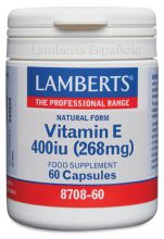 Vitamina E 400Ui Natural como D-alfa Tocoferol 60 Cápsulas Vitamina E 400Ui Natural como D-alfa Tocoferol 60 Cápsulas