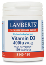 Vitamina D 400Ui como vitamina D3 120 comprimidos Vitamina D 400Ui como vitamina D3 120 comprimidos