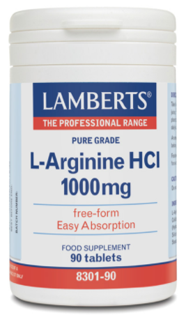L-Arginina HCI 1000 mg forma libre y fácil absorcion 90 capsulas L-Arginina HCI 1000 mg forma libre y fácil absorcion 90 capsulas