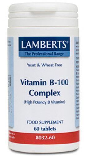 Complejo de vitaminas B-100 60 comprimidos Complejo de vitaminas B-100 60 comprimidos