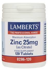 Zinc 25 mg mineral de ingesta diaria 2120 tabletas Zinc 25 mg mineral de ingesta diaria 2120 tabletas