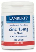 Zinc como citrato mayor absorción 15 mg Zinc como citrato mayor absorción 15 mg