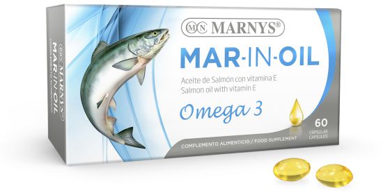 Marnys Mar-In-Oil Aceite de Salmon 150 c&aacute;psulas x 500 mg