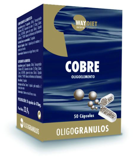 Waydiet Cobre Oligogranulos 50 C&aacute;psulas