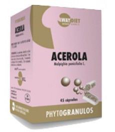 Waydiet Acerola Vitamina C 45 C&aacute;psulas