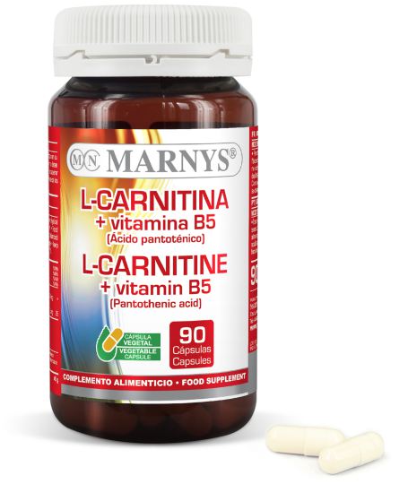 Marnys L-Carnitina + Vitamina B5 90 C&aacute;psulas