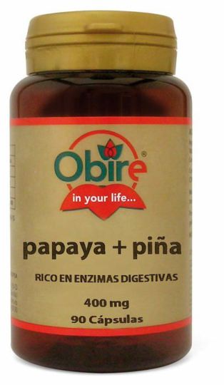 Papaya Y Piña 90 Cápsulas Papaya Y Piña 90 Cápsulas