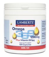 Omegas 3,6,9 1200 mg mas vitamina d3 5 mg 120 capsulas Omegas 3,6,9 1200 mg mas vitamina d3 5 mg 120 capsulas