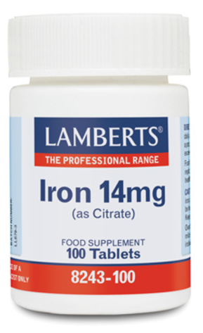 Hierro 14 mg citrato de mayor absorción 100 comprimidos Hierro 14 mg citrato de mayor absorción 100 comprimidos