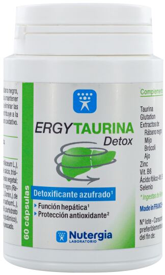 Ergytaurina Detox 60 C&aacute;psulas