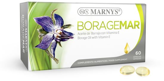 Marnys Boragemar Aceite de Borraja 60 c&aacute;psulas x 500 mg