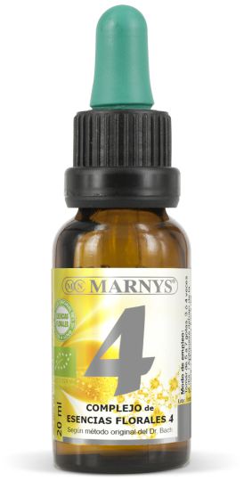 Marnys Complejo Floral Bio F&oacute;rmula 4 Miedo-inseguridad 20 ml