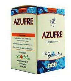 Neovital Health Azufre Microgranulos 50 C&aacute;psulas