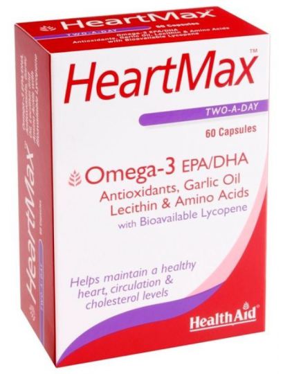 HealthAid Heartmax con Omega 3 60 C&aacute;psulas
