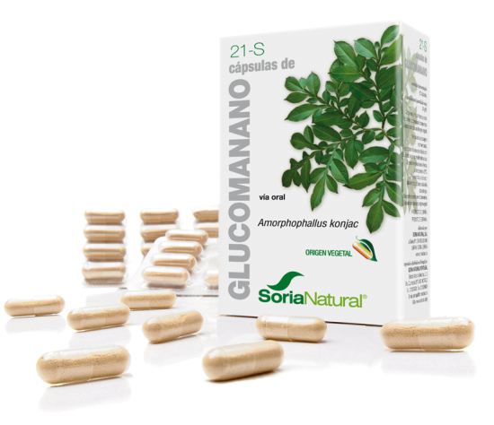 Soria Natural 21-S Glucomanano C&aacute;psulas